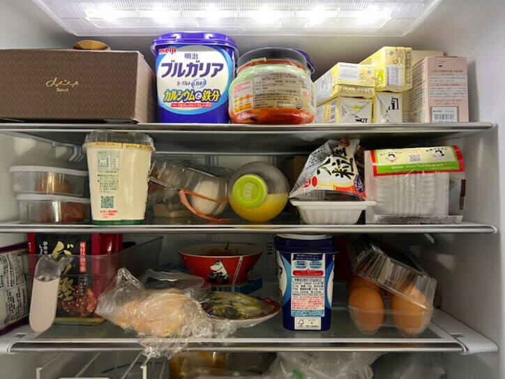 あいのり・桃の夫、乱れていた冷蔵庫の中身を公開「整理をサボってたから」 