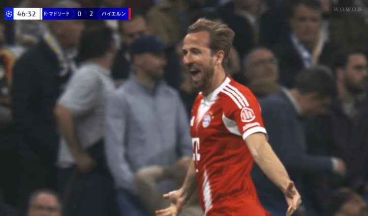 日本戦を欠場したがCL大一番で復帰して結果を残したケイン