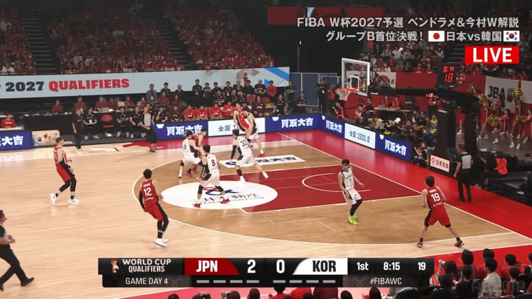 「いつ見つけた？」日本代表PGの“天才ノールックパス”に驚愕！「すげー把握能力」「おしゃれ」齋藤拓実が韓国戦で極上アシスト【バスケW杯予選】