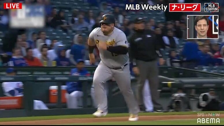 鈴木誠也の好返球より気になる122キロのぽっちゃり選手による全力疾走「かわいいなぁ」「どだどたどた」