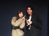 岡本夏美、磯村勇斗との2ショット公開「沢山現場を盛り上げてくださったお兄さんです」