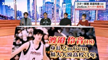 踏みつぶされちゃう！」バスケ界のスーパー高校生・渡邉伶音、チーム