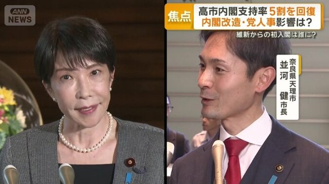 奈良県天理市の並河健市長と面会した高市早苗総理大臣