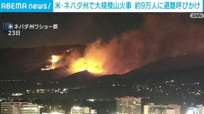 米・ネバダ州ワショー郡