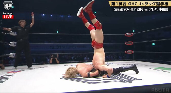 「首もげる」ファン困惑の“衝撃的”ラスト 壮絶に散った挑戦者…“3秒垂直”停止に「200点の受け身」驚きと称賛相次ぐ 5枚目