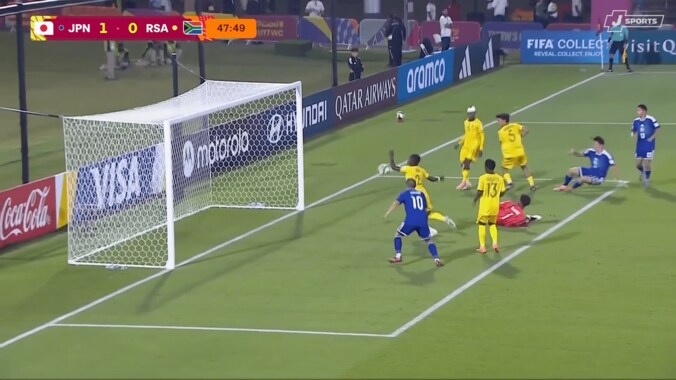 まさかの３度目の正直！U-17日本代表FW、“執念のゴール”が脚光「魂で蹴り込んだ」「よく決め切った」３秒間で３回フィニッシュの一部始終 3枚目