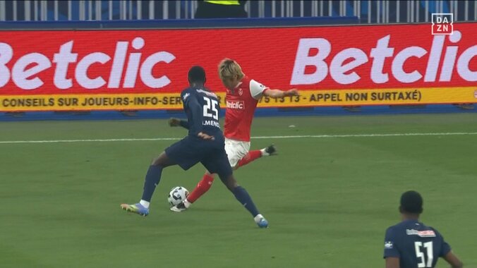 【映像】ビタ止めトラップからの高速クロス