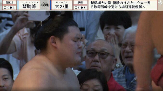 まさかの4敗目を喫した新横綱・大の里