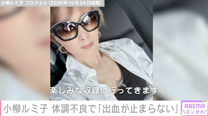 「耳から出血が止まらない 」小柳ルミ子（74）、突然の体調不良に心配の声「出血なんて尋常じゃない」「何が起こったのでしょう」 2枚目