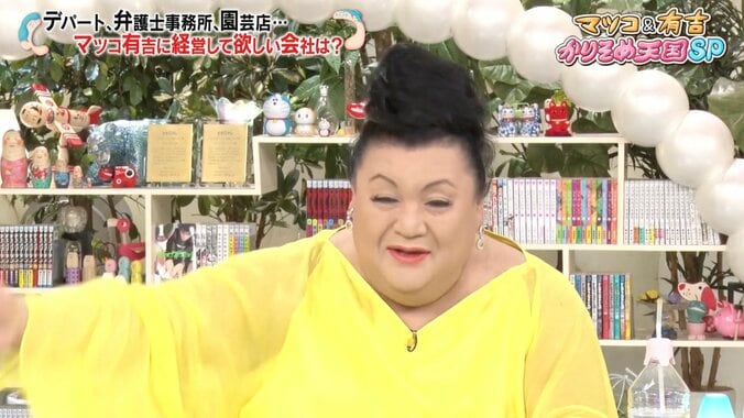 【写真・画像】マツコ、夢の“事業構想”語る「地下4階建て」「やってみよっかな」　1枚目