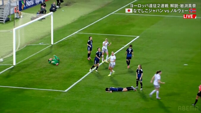 なでしこジャパンが落胆…“70m爆走カウンター”で失点「振りが速くて強烈」「パワーすげぇ」ノルウェー20歳に長谷川唯ら５人が翻弄された一部始終 4枚目