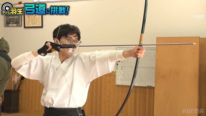 羽生善治九段がまさかの弱気発言！？「優勝は遠かったということで…」チーム羽生、初挑戦の弓道に「奥深いことを痛感」／将棋・ABEMAトーナメント