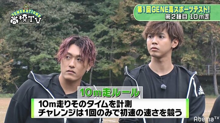 最強スポーツ男子・メンディーが本気で悔し顔 GENEメンバーでスポーツテストを行うもまさかの結果に