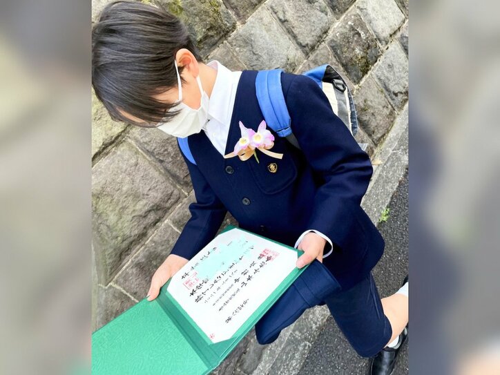 【画像】高橋克典の息子、卒業式の写真