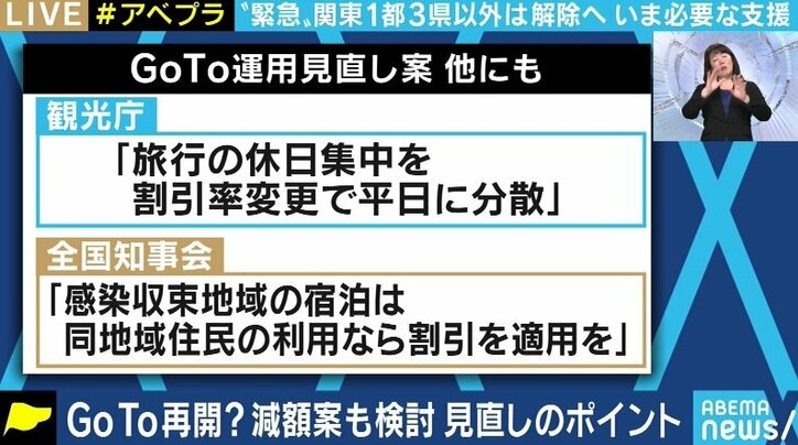 再び“お祭り騒ぎ”が起きないよう、本来の目的に立ち返り、地域の状況に合わせた対応を…GoToトラベル、GoToイートの再開、どうする？