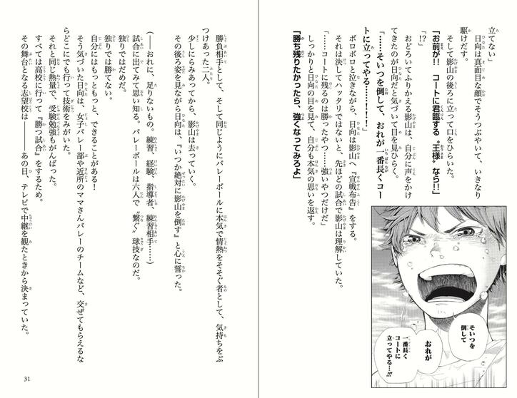 【写真・画像】『ハイキュー‼』初の原作ノベライズ作品が発売！カラーピンナップも収録　4枚目