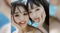 藤田ニコル×越智ゆらの 水着2ショット ファン絶賛！