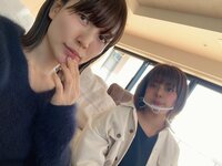 桃『すっぴんで、、！』