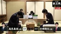 叡王戦本戦トーナメント 高見泰地七段 対 千田翔太七段