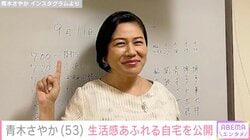 2LDKから1LDKにリノベした自宅が話題・青木さやか（53）、生活感あふれるリビングを公開