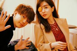 マサ、ご機嫌な様子で眼帯秘書・姫野礼香との2ショットを投稿『Ｍ　愛すべき人がいて』