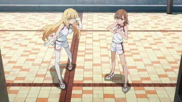 とある科学の超電磁砲T」第8話、美琴（CV：佐藤利奈）と食蜂（CV：浅倉