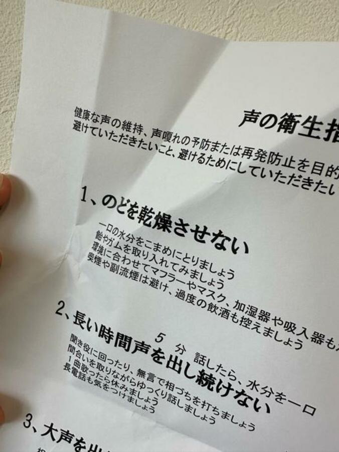 はあちゅう氏、声帯の検査を受けて出た意外な結果「風邪をひくたびに声が枯れて」  1枚目