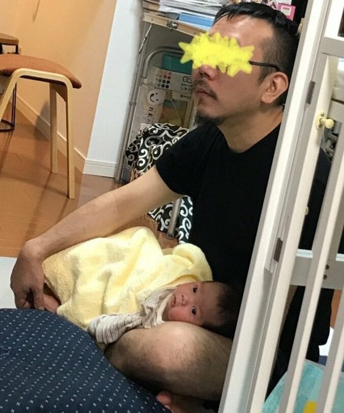 ニッチェ・江上、息子の乳児湿疹で病院を受診「早くお顔キレイになったらいいねぇ」 1枚目