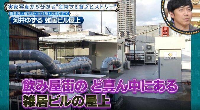 “貧乏芸人”河合ゆずる、屋上にあった衝撃の実家を公開 「絶対に触らないでと言われてた」驚きの特殊事情も告白 2枚目