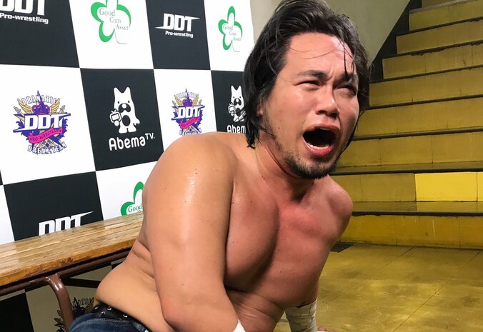 “カリスマ号泣師”大家健、ベルトと全財産を奪われる！どうなる激動のガンバレ☆プロレス 1枚目