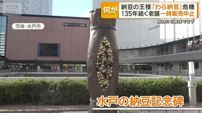 水戸の納豆記念碑