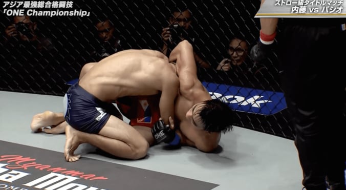 【ONE】内藤のび太、まるでジャイアンとの決闘スタイル   粘り強い執拗なタックルで勝利 9枚目