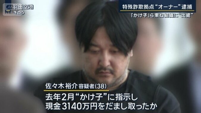 佐々木裕介容疑者