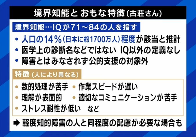 境界知能の主な特徴