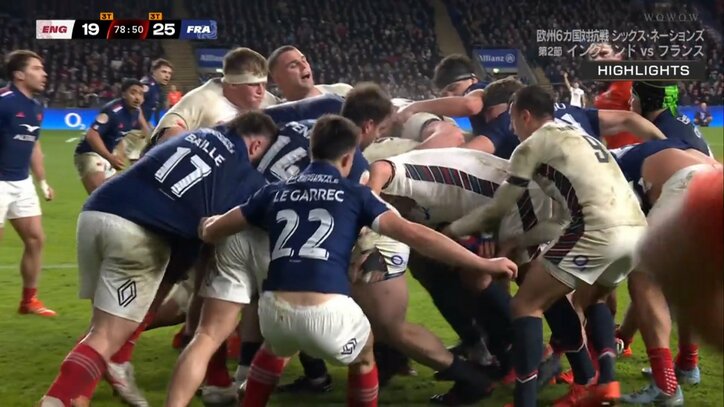 イングランドの突進