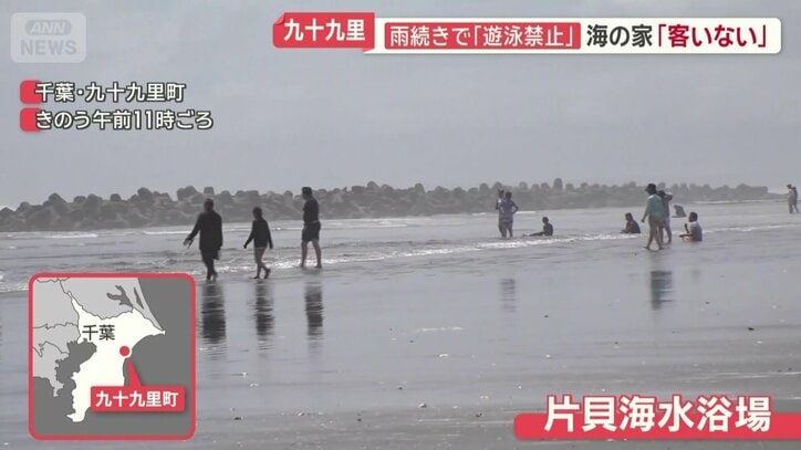 千葉県九十九里町の片貝海水浴場