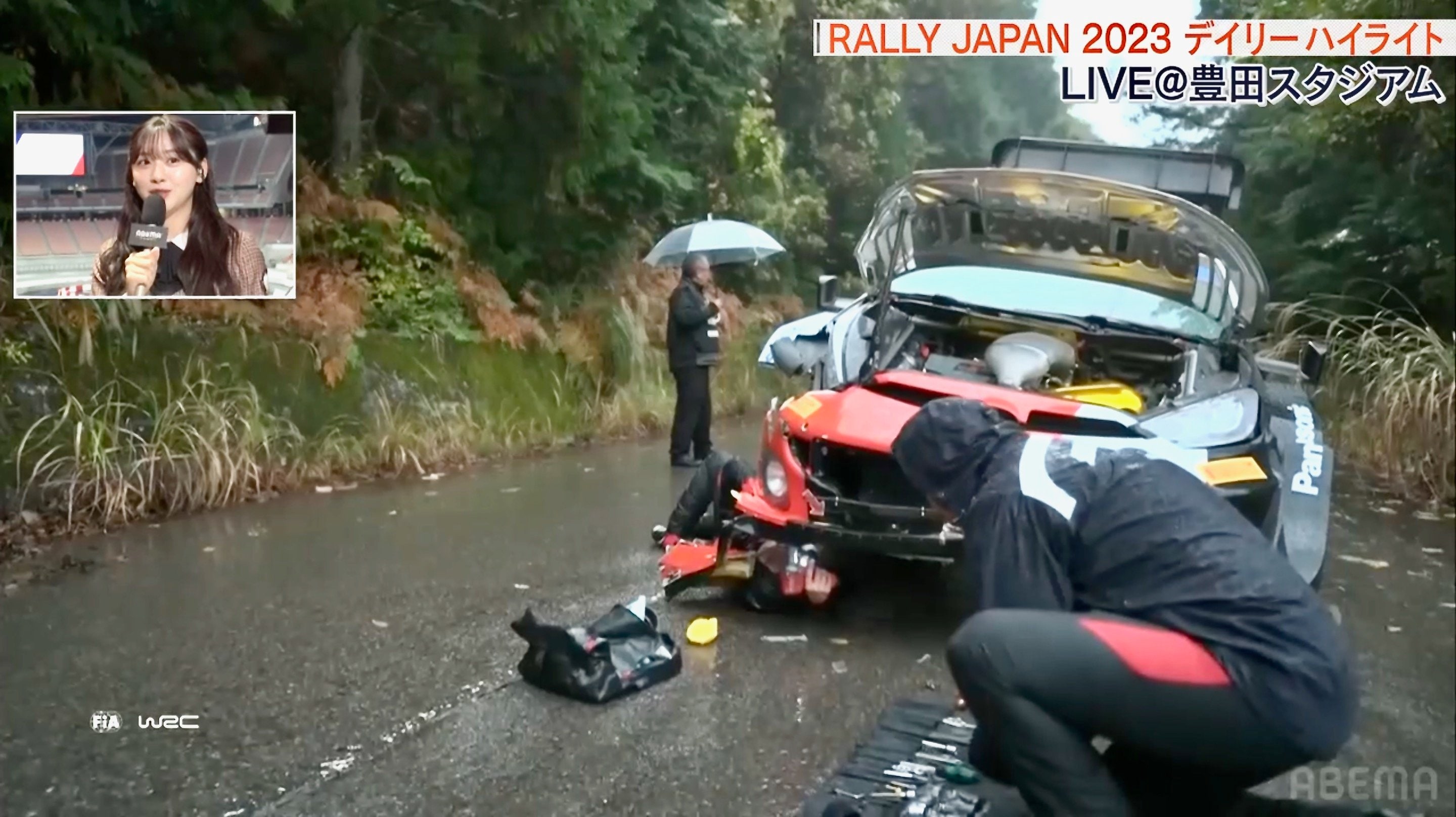 大雨の公道で悲劇！ 世界最速のヤリスが衝撃クラッシュ…日本人