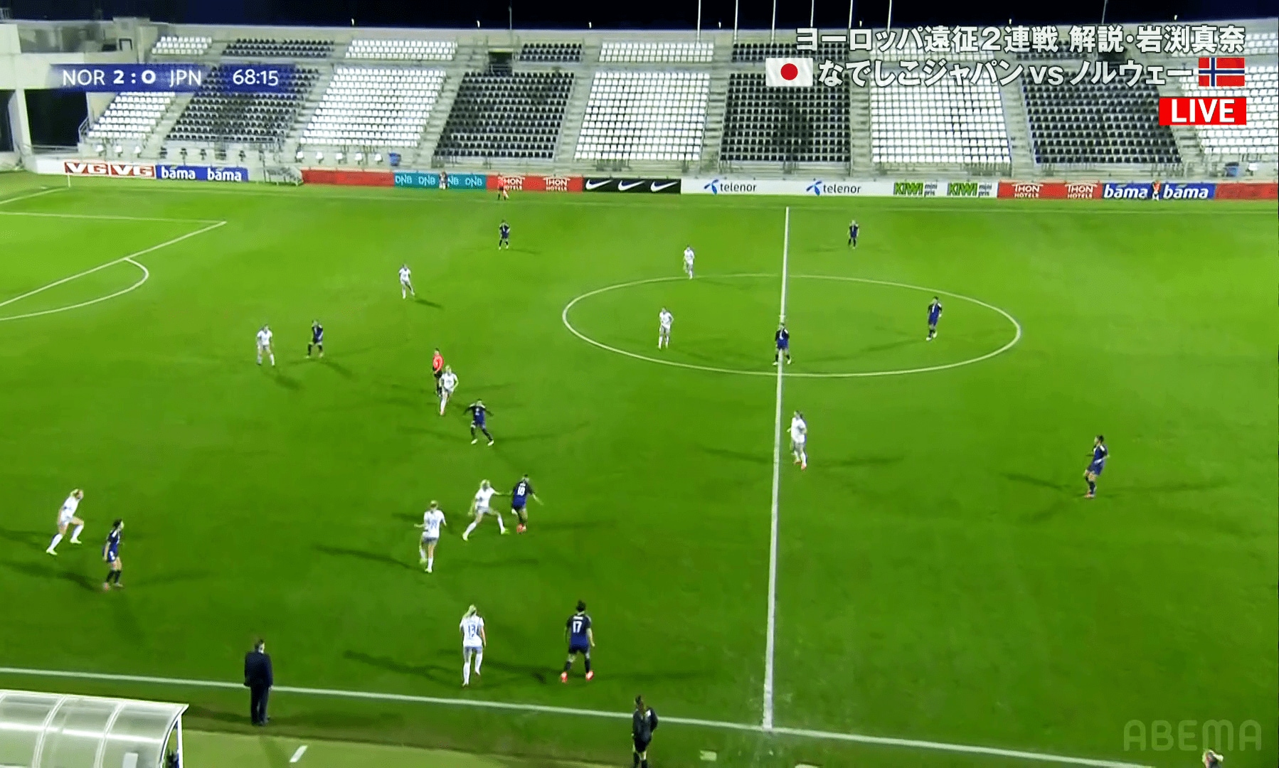 【写真・画像】「男子かよ…」なでしこジャパンが“衝撃失点”に呆然…ノルウェー20歳FWの弾丸シュートが「これは無理ですわ」「強烈すぎる」 1枚目