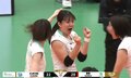 女子バレー、ブロックした本人が“震える”珍事 大学No.1選手がドイツ代表をシャットアウト！ 直後の驚き＆面白リアクションに反響