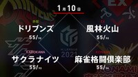 【中継】大和証券 Mリーグ ドリブンズvs風林火山vsサクラナイツvs麻雀格闘倶楽部