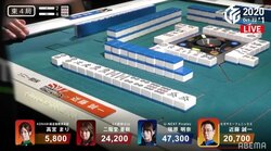 親に跳満ツモられたら…美女選手3人の表情が三者三様にファン「しかめっ面もかわいい」／麻雀・Mリーグ