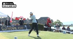 男子ツアー挑戦の横峯さくら、大勢のギャラリーを背に「バーディー発進」