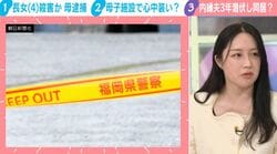 “奇妙すぎる同居生活”内縁の夫が母子生活支援施設に3年間潜伏？母親ら外出時はエアコン付けずトイレも流さず…無理心中装い長女（4）殺害疑いで母親逮捕「同居は驚きだが執着するのがDV加害者」