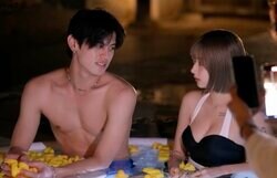 圧巻ボディのギャルモデルと夜のジャグジーで…顔だけでバズった男、捨て身のエロネタに挑戦