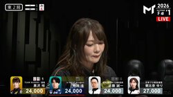 “闇セレブ”は高くて怖くて美しい！黒沢咲、ダマテン三色同順・美麗跳満 掴んだレジェンド雀士も納得「さすがだな」「お嬢すごい」／麻雀・Mトーナメント