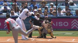 メジャーは広い…大谷翔平すら“着払い”に…世界屈指の剛腕に振り遅れまくり＆簡単に三振に打ち取られる圧巻の一コマ 解説者まで「うおっ！」