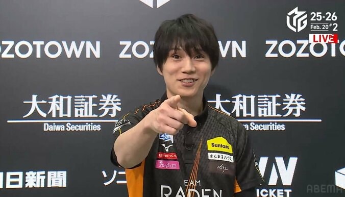 【写真・画像】本田朋広、激しいボーダー争いの渦中で価値ある1勝！アガリ5回と暴れた後も地に足つけて「浮かれられない。気を引き締めて上を目指したい」/麻雀・Mリーグ　1枚目