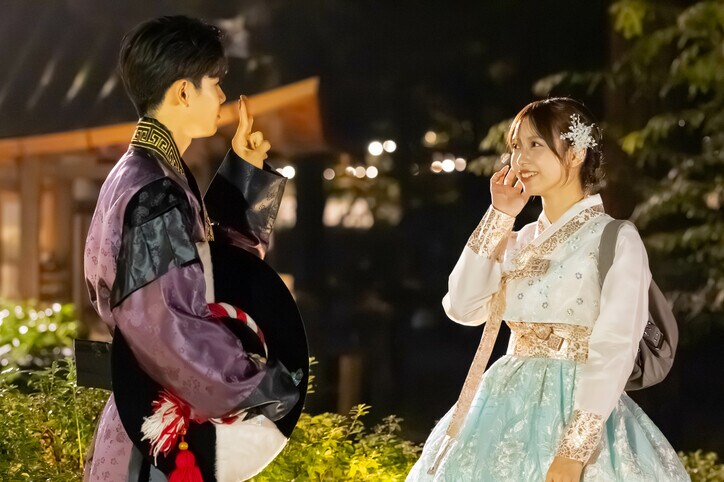 【写真・画像】「本当にお姫様」15人から告白された圧倒的美人JK、美しすぎる韓服姿にノンスタ井上も「可愛すぎる」『今日好き』チュンチョン編第3話　4枚目