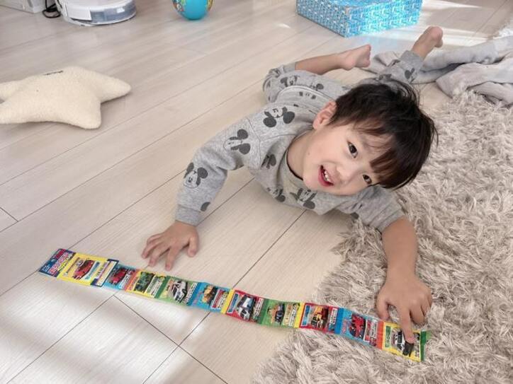  辻希美、洗濯物で溢れるリビングを公開「最近もう毎日だね」 