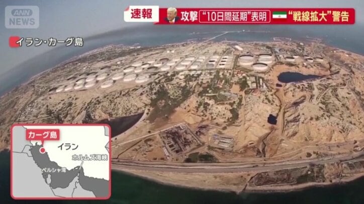 イランのカーグ島